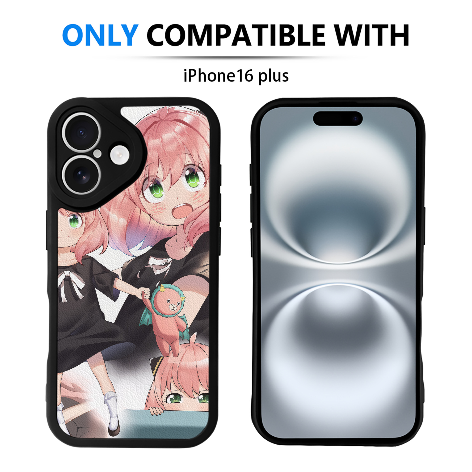 （画像用） SPY×FAMILY间谍家家酒 【iPhone 16シリーズ対応】シリコンスマホケース（レザー調） 材質：シリコン